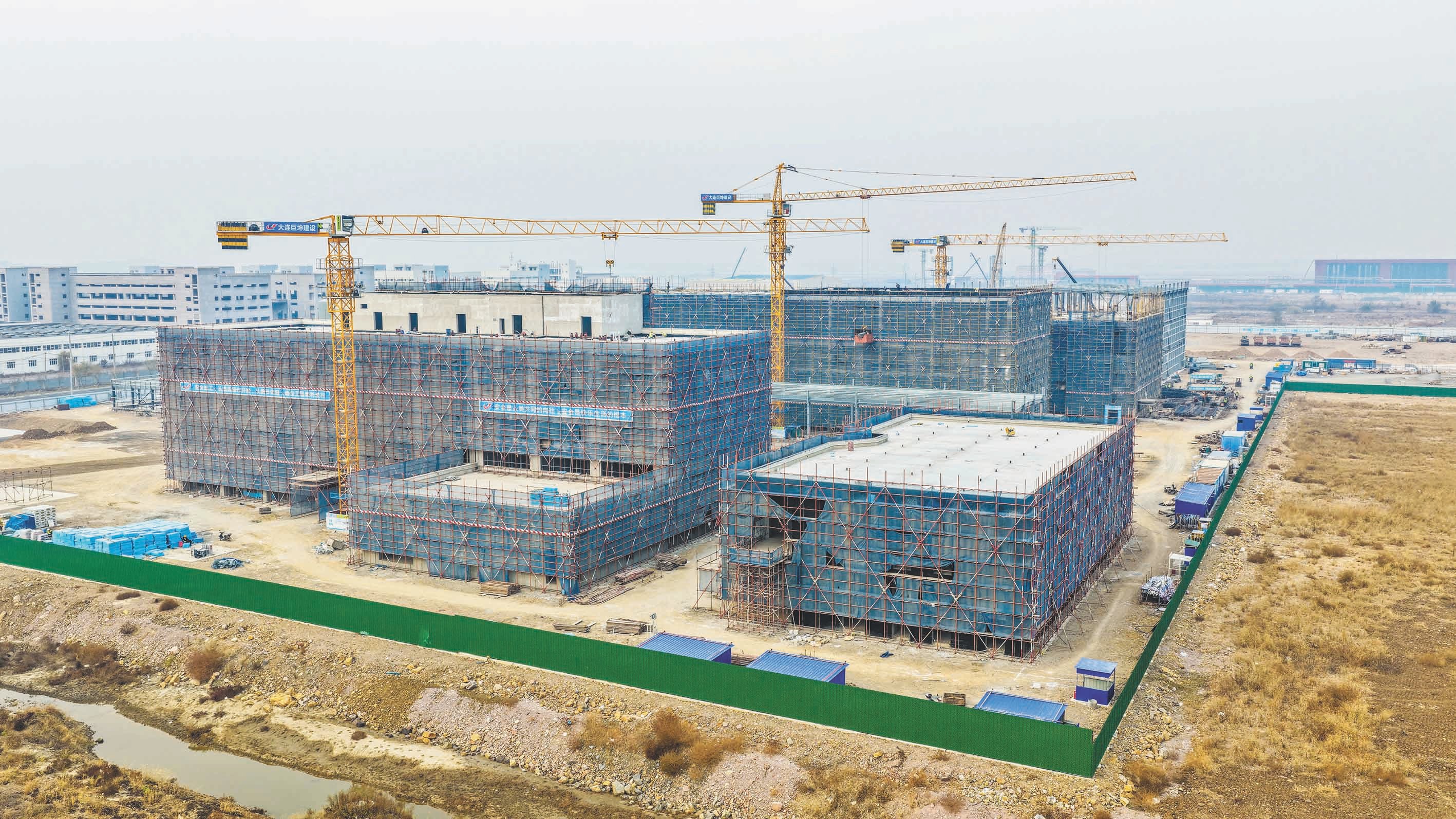 图为东睿生物材料产业链项目建设现场。