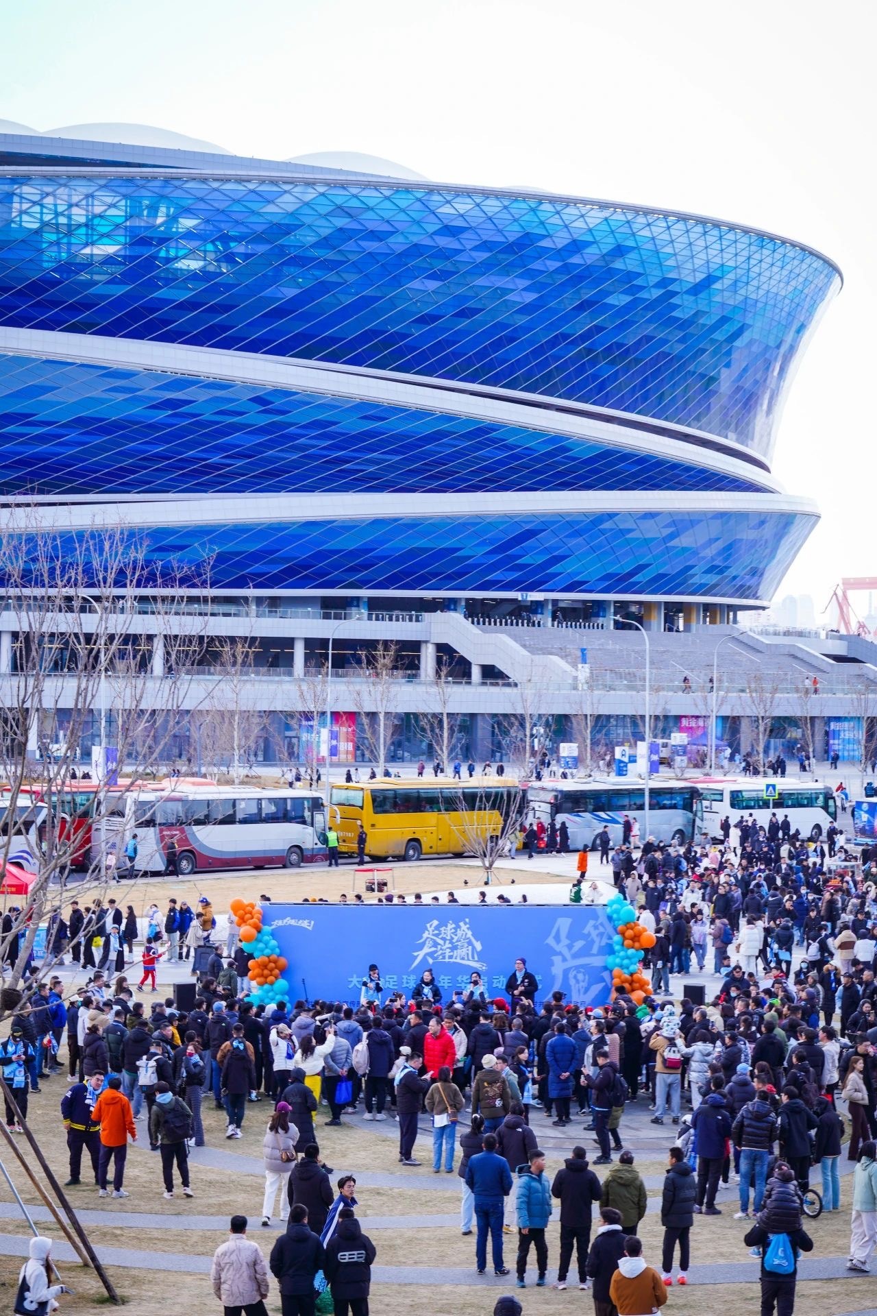 大连“足球嘉年华”六大空间打造沉浸式体验。(摄影:王荣琦)