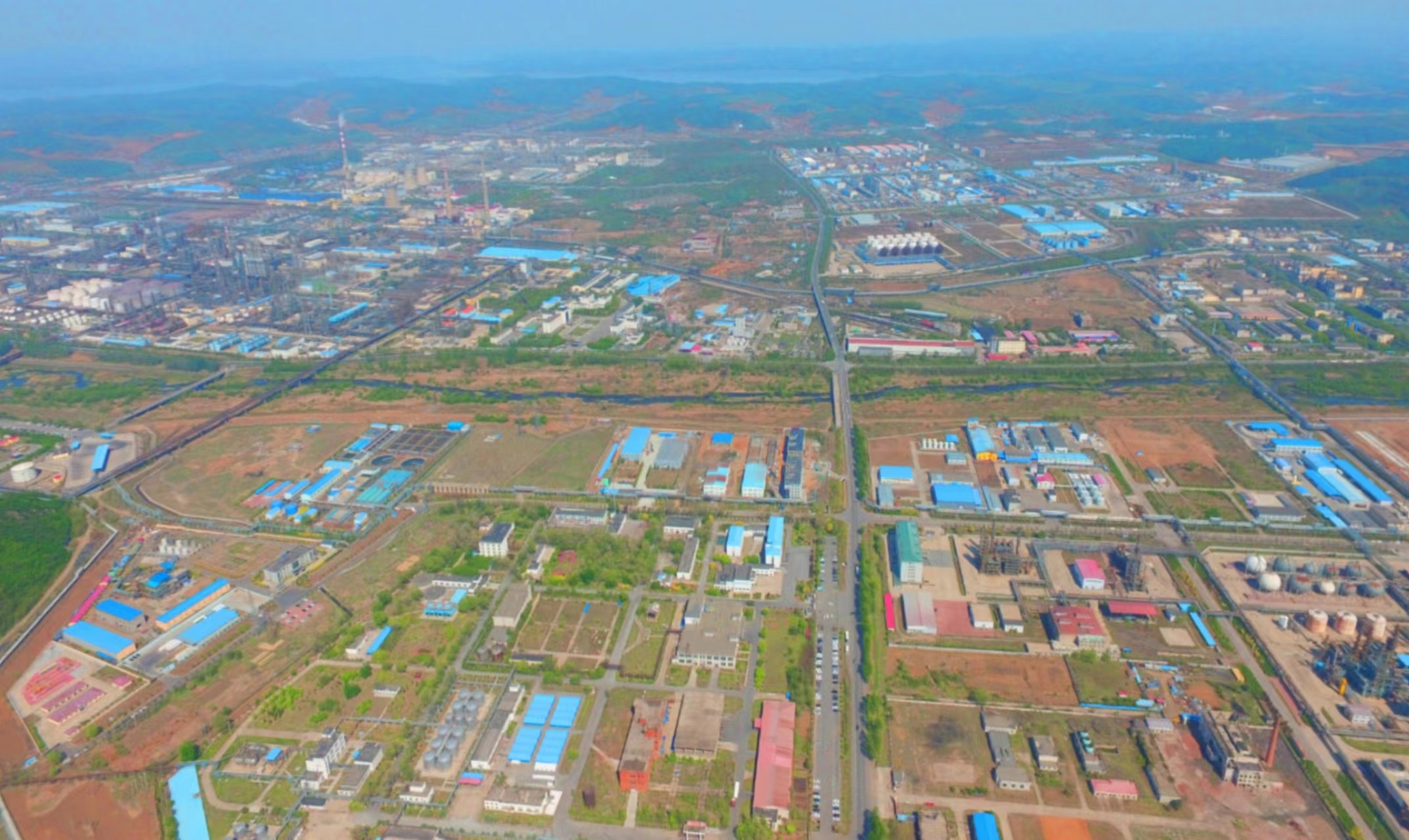 抚顺高新区全景。