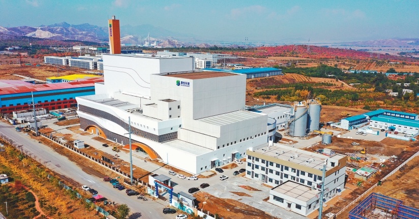 朝阳市中心城区垃圾焚烧发电项目已投入运营。(摄影:仇一军)