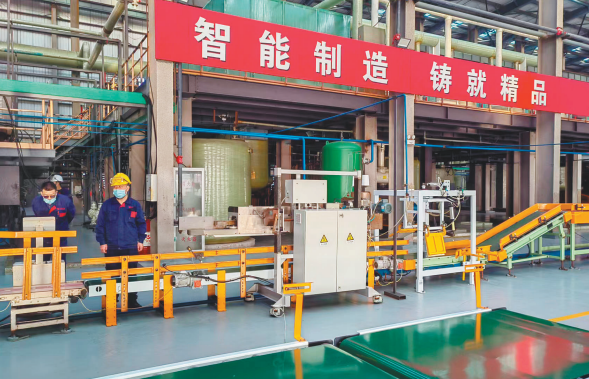 正在不断扩大产能的辽宁华祥新材料有限公司。（摄影：张旭）